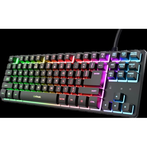 Trust Tastatura GXT833 THADO žicna/RGB/TKL/gaming/crna Cene