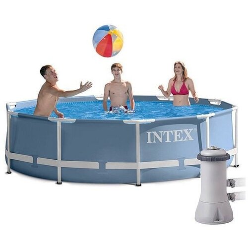  Bazen sa pumpom i metalnom konstrukcijom 305cmx76cm sa pumpom - Intex Prism Frame Cene