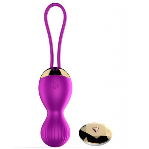  Vibro jaje, Silikonsko, USB, 7 funkcija, Ljubičasto Slike