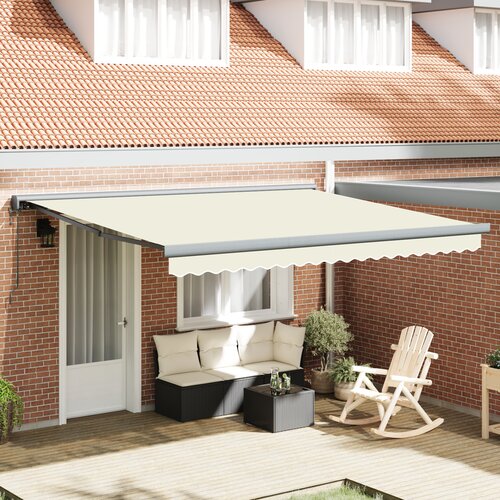 vidaXL Automatska Ručna Tenda Krem 400x300 cm Cijene