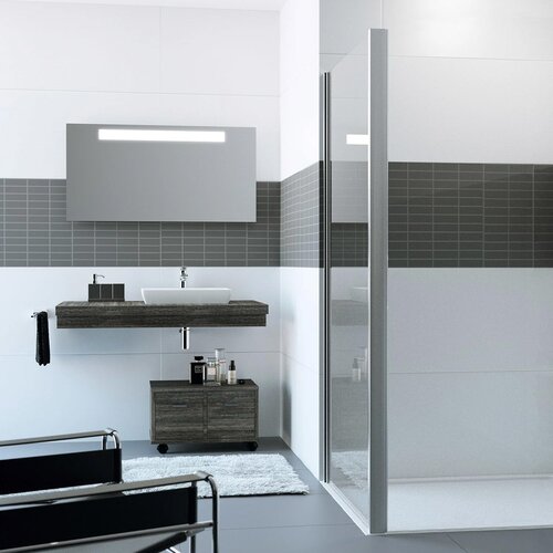 Huppe classics 2 bočni panel, srebrni profil - 90 cm Slike