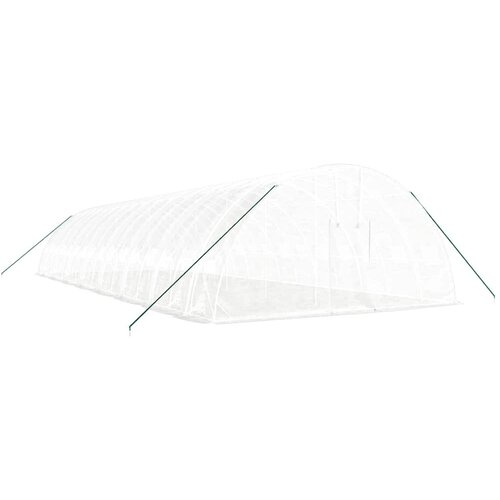  Plastenik s čeličnim okvirom bijeli 96 m&amp;sup2; 16 x 6 x 2,85 m Slike