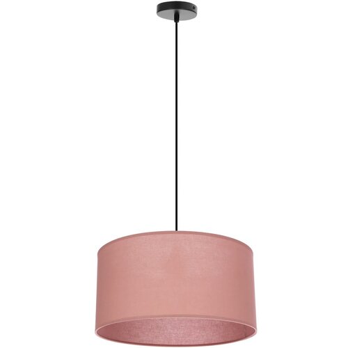 Candellux Lighting Rožnata viseča svetilka s tekstilnim senčilom &amp;oslash; 40 cm Shanti &amp;ndash; Slike