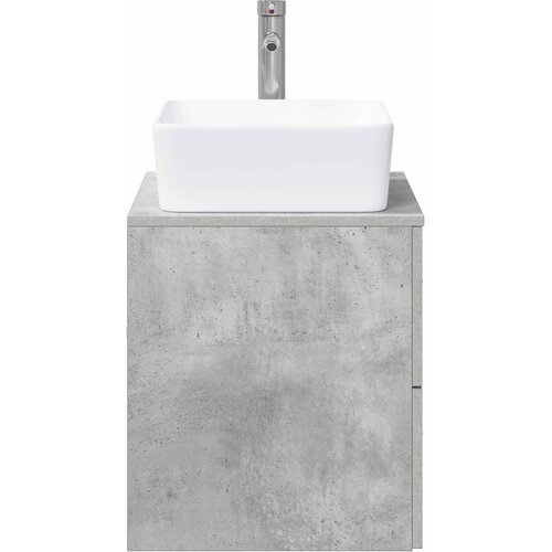  Set namje&amp;scaron;taja za kupaonicu Betonska siva Konstruirano drvo 62.5 x 44.5 x 50 cm Slike