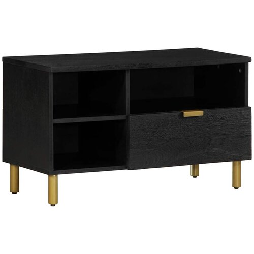 vidaXL TV omarica črna 80x33x46 cm iz umetnega lesa Cene