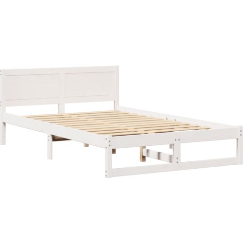  Okvir za krevet Bijela Drvo 120 x 200 cm Izdržljiv Slike