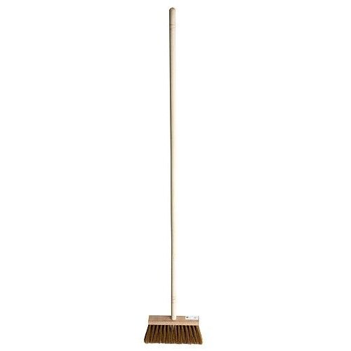  Metla Gusta smeđa PVC 25cm, Ručka 120cm Slike