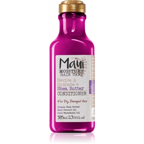 Maui Moisture Revive & Hydrate + Shea Butter vlažilni balzam za suhe in poškodovane lase 385 ml
