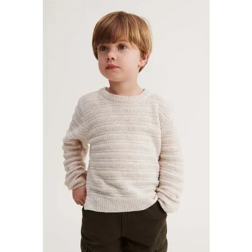 Liewood Dječji pulover s postotkom vune boja: bež, lagani