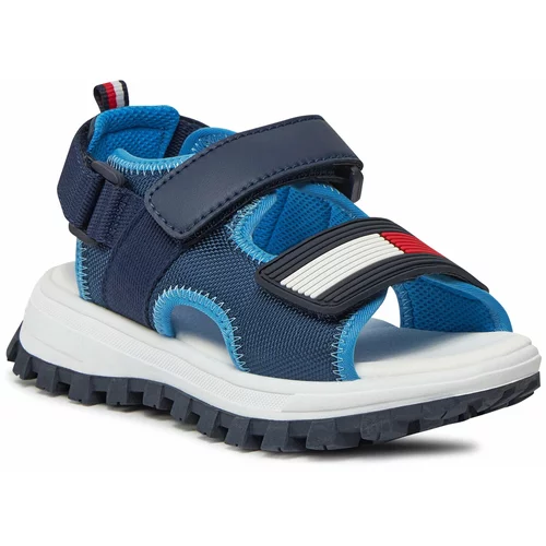 Tommy Hilfiger Sandali Flag Velcro Sandal T3B2-33434-1591 M Blue 800