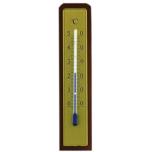 TFA termometar za unutarnju upotrebu (drvo oraha, Analogno, Visina: 13,3 cm)