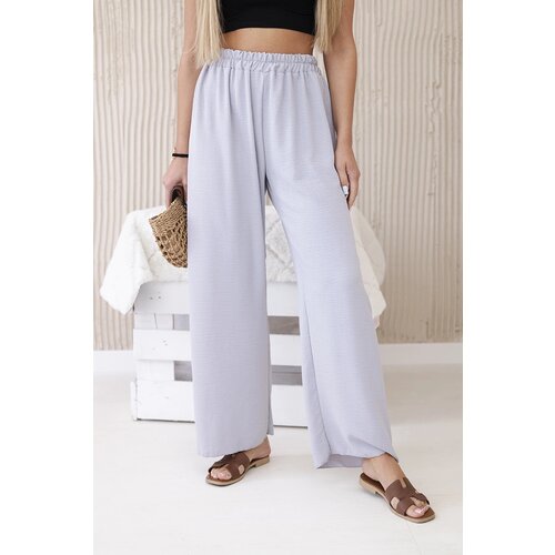 Kesi Włoski Wide-leg trousers grey Cijene