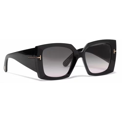 Tom Ford Sončna očala Jacquetta FT0921 5401B Shiny Black/Gradient Smoke