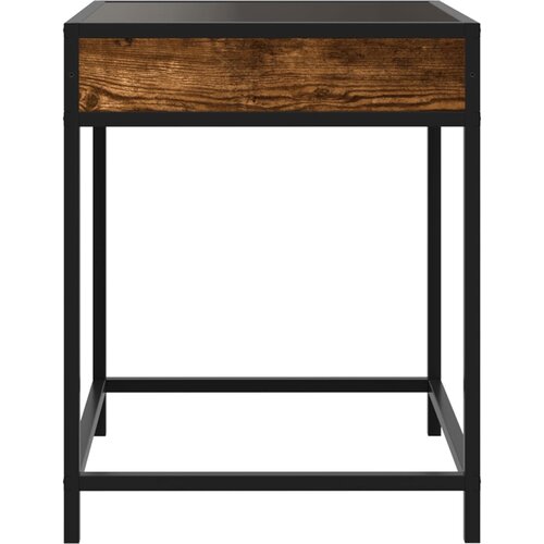 Stolić s beskonačnim LED svjetlima boja hrasta 40 x 40 x 51 cm Slike