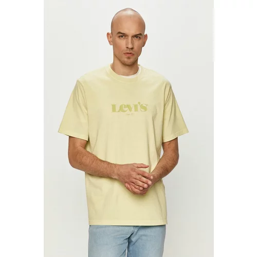 Levi's T-shirt zelena barva