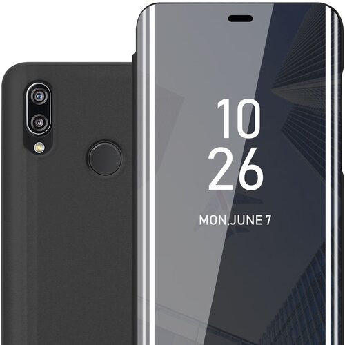 Cadorabo primera, združljiv s Huawei v turmalinski črni barvi - prozorno zrcalno za&scaron;čitno prevleko z funkcijo stojala 360 stopinj za&scaron;čita, (20694231) Cene