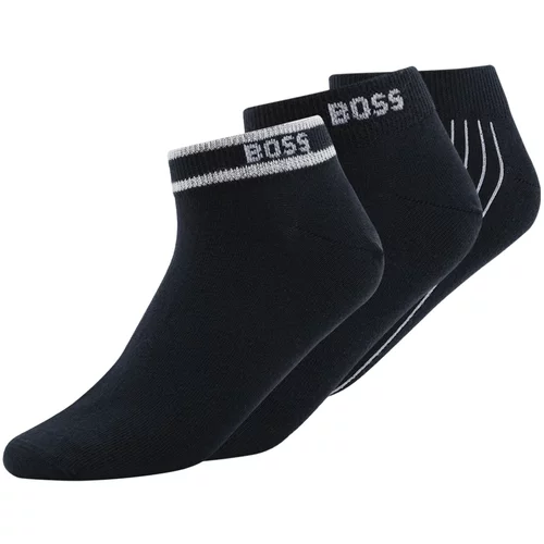 BOSS Black Čarape morsko plava / bijela