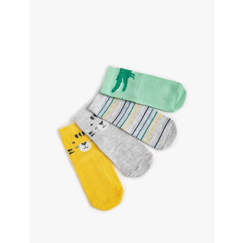 Koton 4-Pack Socks Patterned Cotton Slike