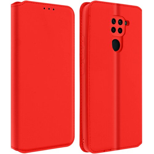 AVIZAR Xiaomi Redmi Note 9 Folio Case Držalo za kartice in stojalo za video, magnetni preklop - rdec, (20599495) Cene