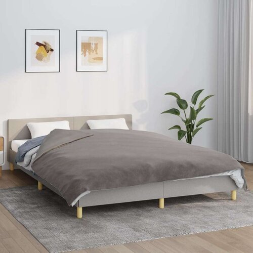 vidaXL Obtežena odeja s prevleko siva 200x220 cm 13 kg blago Cene