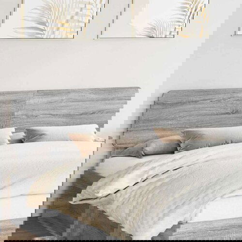  Uzglavlje s uzglavljem Siva Sonoma 200 cm Konstruirano drvo Cijene