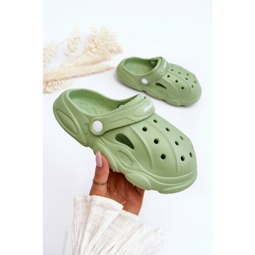 Kesi Kids foam slippers Crocs Green Cloudy Cene