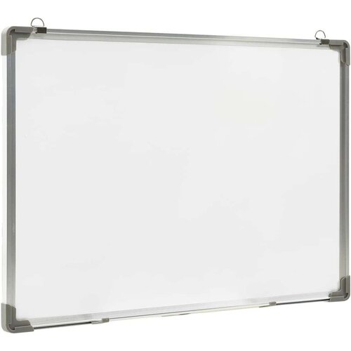 VidaXL Magnetna ploča sa suhim brisanjem bijela 70 x 50 cm čelična Slike