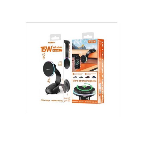 Moxom MX-VC34 WL Wireless Držač za mobilni telefon crni Slike