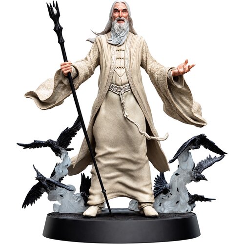 The Lord of Rings Saruman White zbirateljski kip 26cm Cene