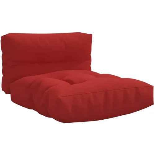 Jastuci za palete 2 kom crveni od tkanine