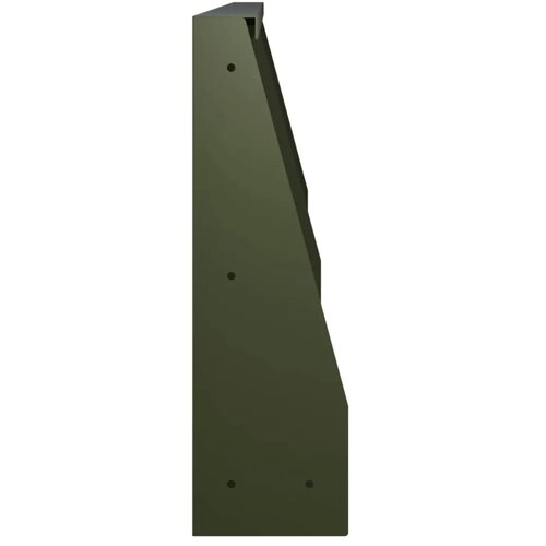  Zadrževanje stene 2 kos 60 x 12 x 30 cm Jeklo Olivno zelena Slike
