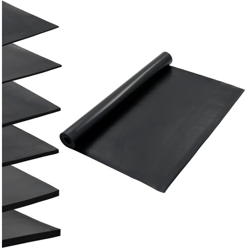 VidaXL Podna prostirka od protuklizne gume 1,2 x 5 m 2 mm glatka Slike