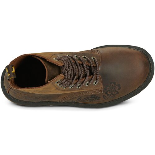 Dr. Martens 1460 PASCAL EMBOSS FLORAL DARK BROWN CRAZY HORSE Smeđa Slike