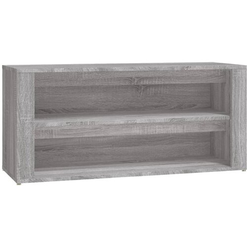 Maison Chic Regal za čevlje - Polica za čevlje siva sonoma 100x35x45 cm inženirski les, (21778076) Cene