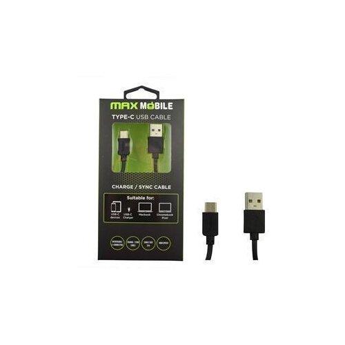 Maxmobi DATA KABEL USB 2.0 TYPE C UDC3028 KEVLAR WHITE QC 3A 1M Slike