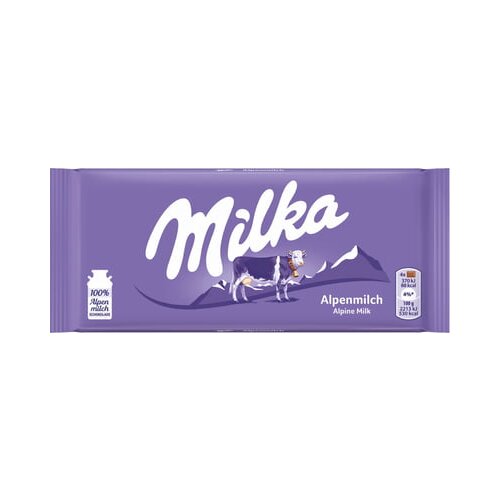 Milka Mlečna čokolada - 100 g Slike