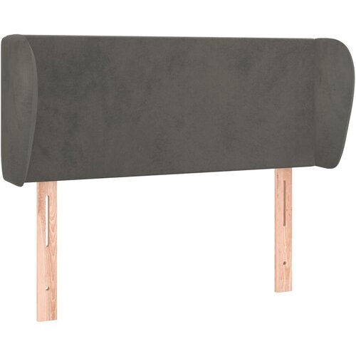 Maison Chic vzglavna omarica - nočna omarica - posteljna omarica z u&amp;scaron;esi temno sivo 103x23x78/88 cm žamet, (21707610) Slike