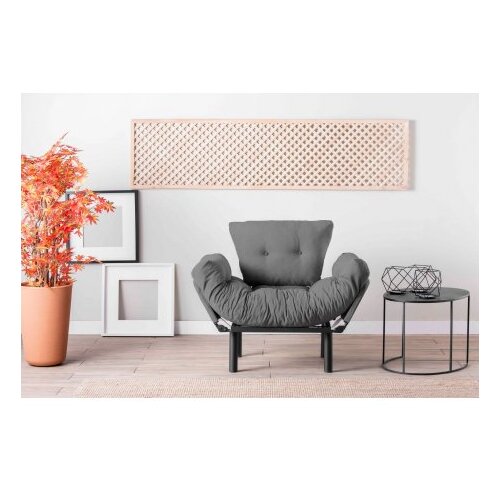  Fotelja Nitta 95x85x70cm Siva Slike