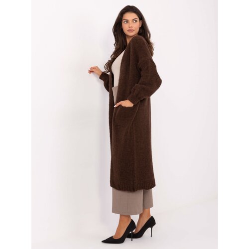 Italy Moda Sweater-MI-SW-WM6155.82-dark brown Cene