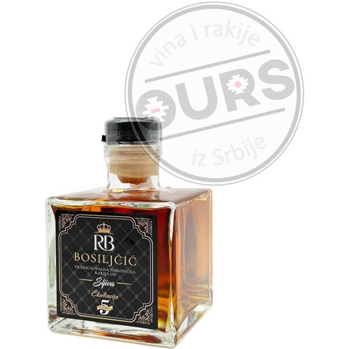 Bosiljčić rakija &amp;Scaron;ljiva Ekselencija 5yo 0,2L Slike