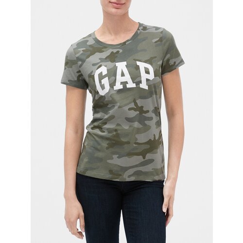 GAP Green Army Women's T-Shirt Logo ss clsc tee Cene