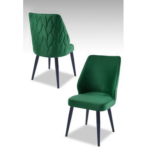 Hanah home set puf fotelja, 48x90x43 cm, 2 dijela, zelena Cijene