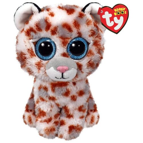 Ty Pli&amp;scaron;ana Igracka Beli Leopard Slike