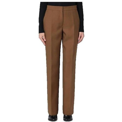 Jil Sander Hlače Pantalon Kostanjeva Cene