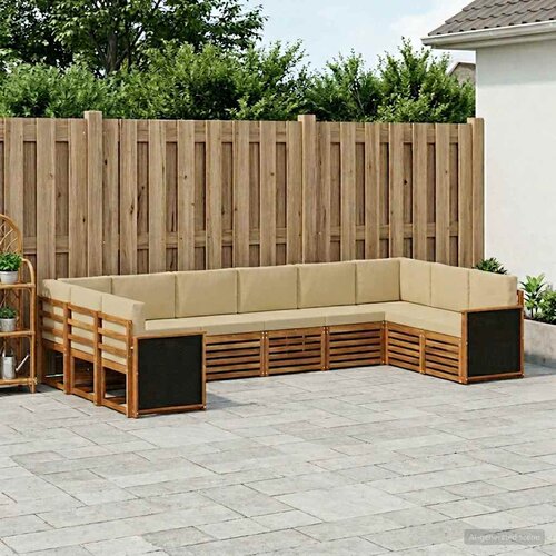  Set vanjskih sofa 7 kom. Prirodna Cijene