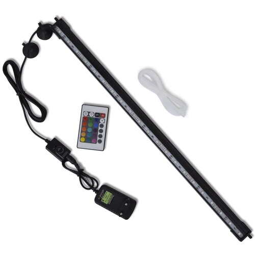 VidaXL LED Potopna Bubble lampa za akvarijum RGB 56,5 cm Slike