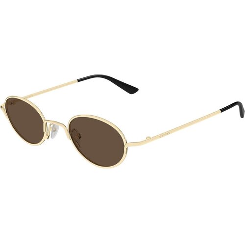 Alexander Mcqueen AM0562S 002 ONE SIZE (46) Zlata/Rjava Slike