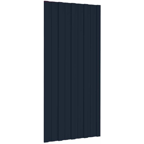 Krovni panel 12 pcs Antracit 100 x 45 cm Pocinčani čelik Cijene