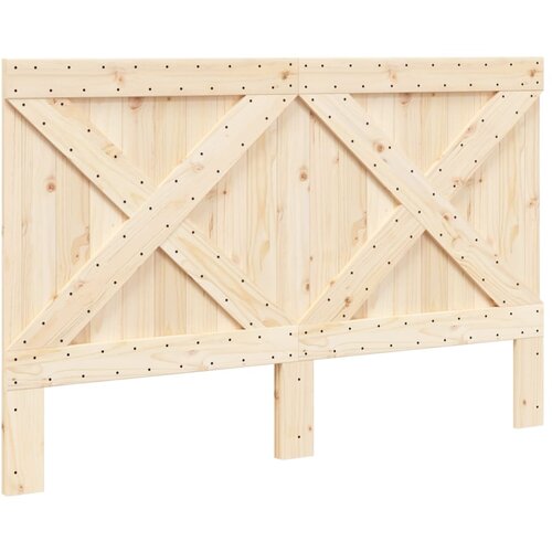 Maison Chic posteljno vzglavje - vzglavna omarica - nočna omarica 160x104 cm trdna borovina, (21704785) Slike