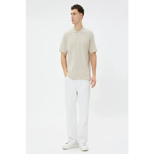 Koton Men's Beige T-Shirt